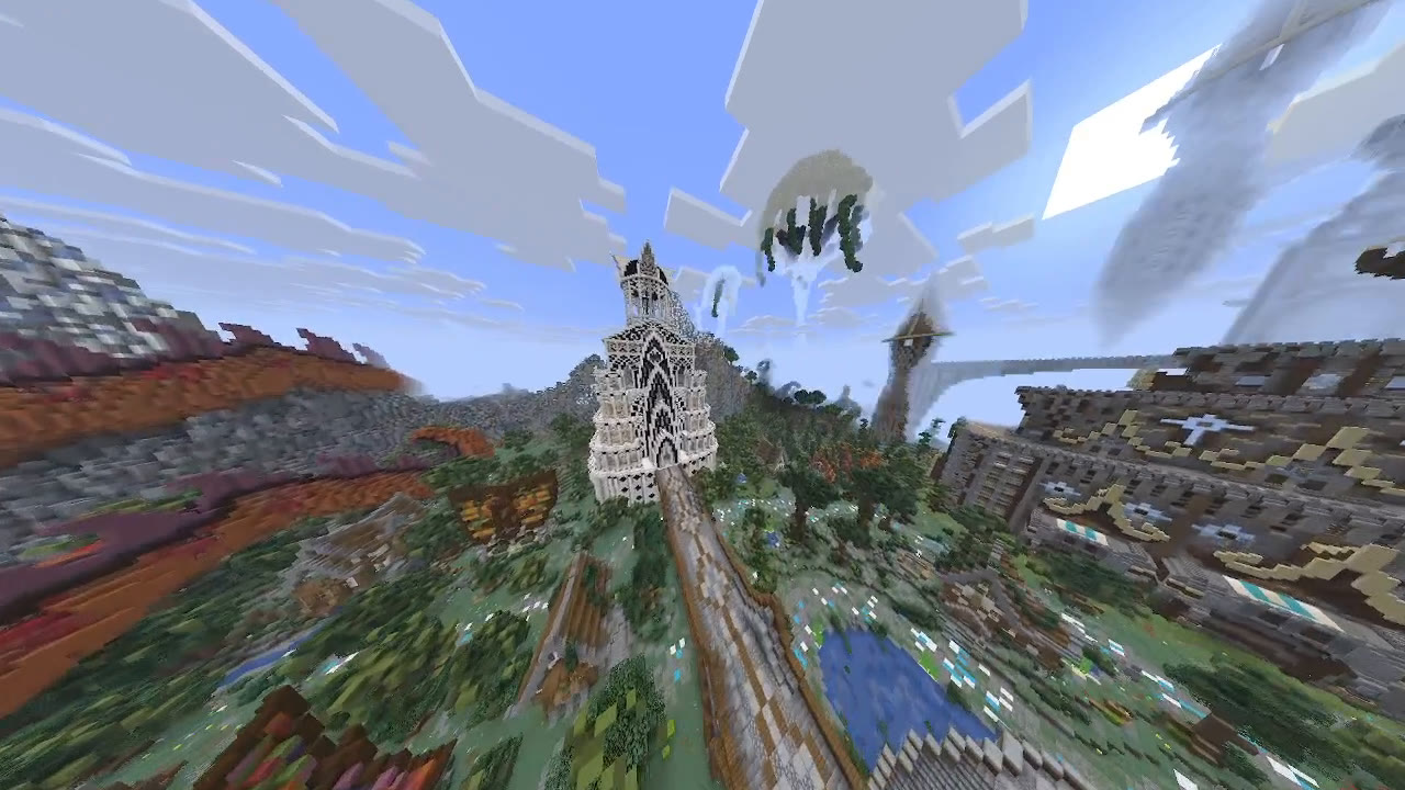 Overworld terrain in the new KOTB SMP Season 2 world